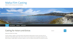 Desktop Screenshot of maltafilmcasting.com